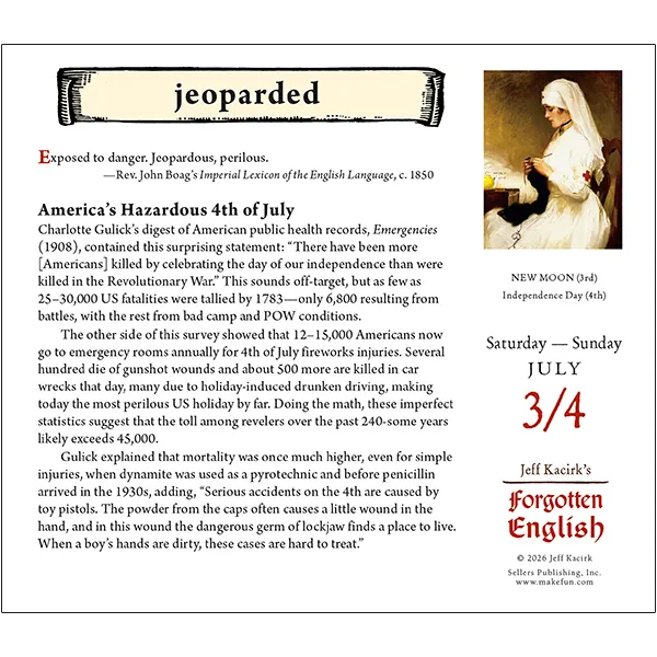 Sellers Publishing Forgotten English 2027 dagkalender Engelse woorden