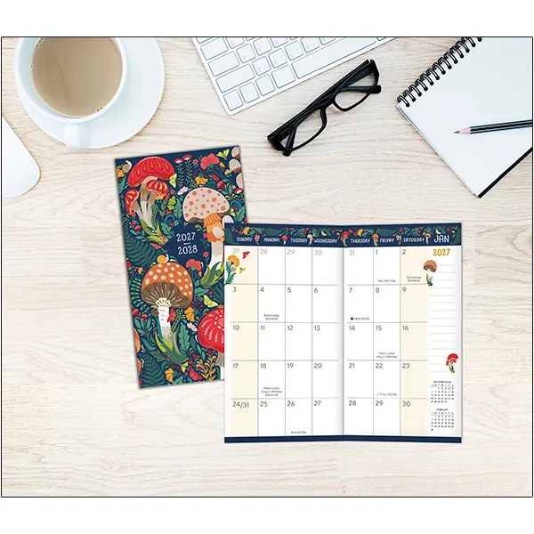Sellers Publishing Merry Mushrooms 2027 zakagenda pocket