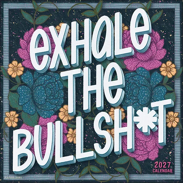Sellers Publishing Exhale 2027 wandkalender humor quote