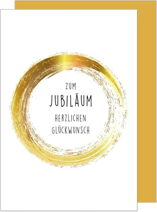 Edition Seidel J134 jubileumkaart met envelop voor jubileumfeest