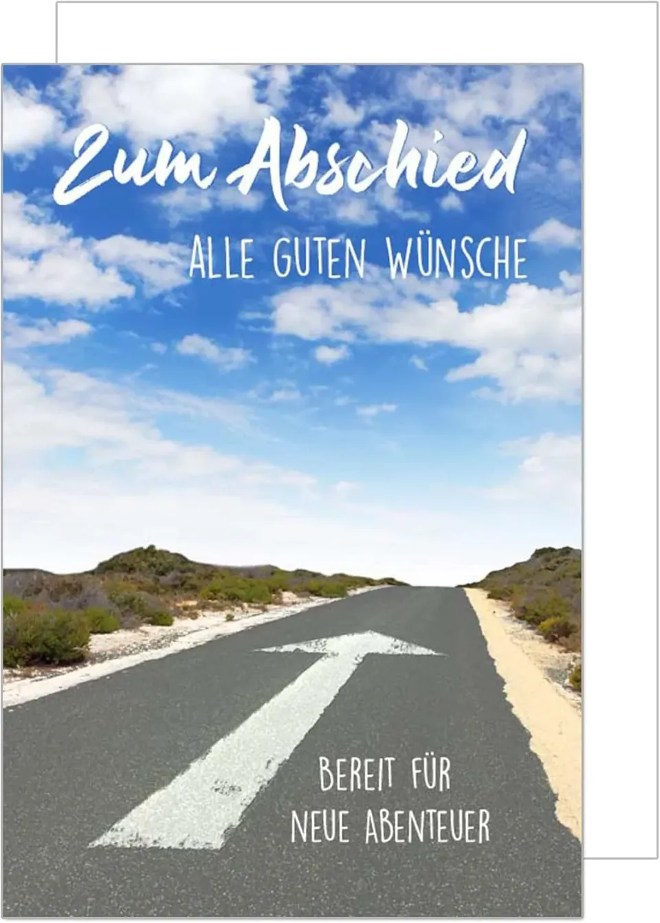 Edition Seidel AS119 afscheidkaart nieuwe avonturen met envelop