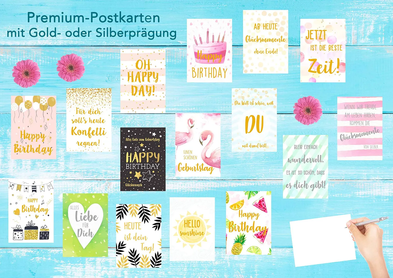Edition Seidel 20233 spreukenkaarten set 30 stuks