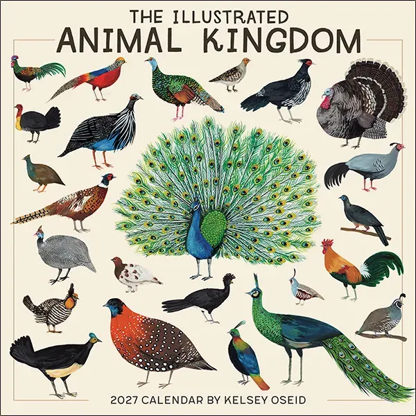 Sellers Publishing Illustrated Animal Kingdom 2027 wandkalender