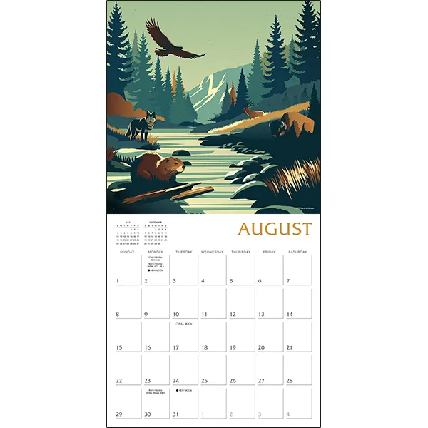 Sellers Publishing Mountain Life 2027 wandkalender natuur