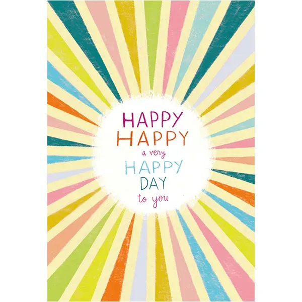 Sellers Publishing Birthday B4922 verjaardagskaart 6 stuks fel