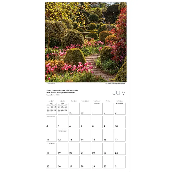 Sellers Publishing Glorious Garden 2027 Wandkalender Tuin
