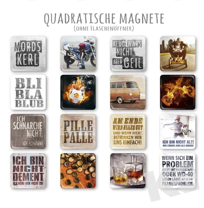 Kurt Eulzer 01-0497 Magneet Button Vierkant 48 Stuks