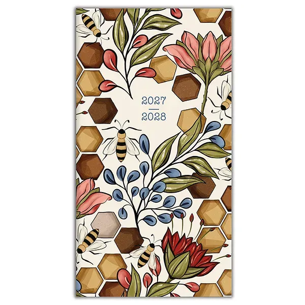 Sellers Publishing Floral Bee 2027 zakagenda pocket 29 maanden