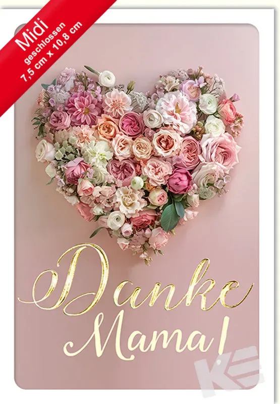 Kurt Eulzer 45-1673 moederdagkaart mini danke mama
