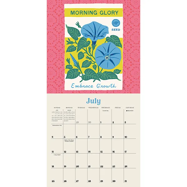 Sellers Publishing Wild For Flowers 2027 minikalender bloemen