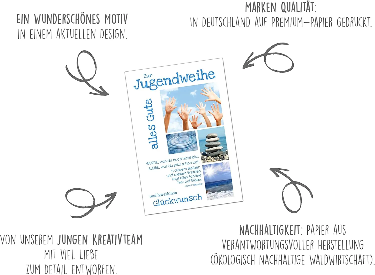 Edition Seidel JW117 SW022 jeugdwijding kaart met envelop
