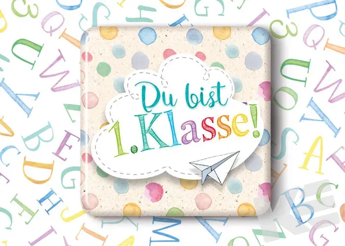Kurt Eulzer 01-0384 magneet schoolbegin vierkant
