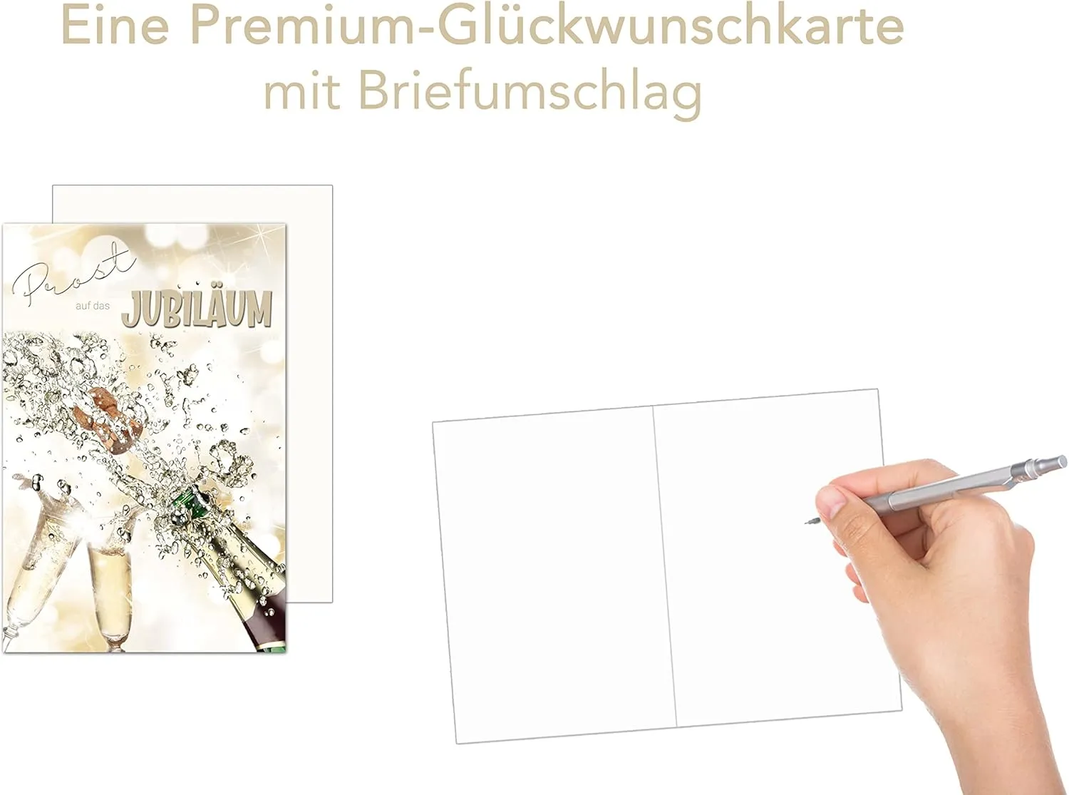 Edition Seidel J126 wenskaart jubileum met envelop