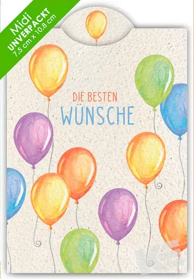 Kurt Eulzer 45-4152 wenskaart ballonnen per stuk