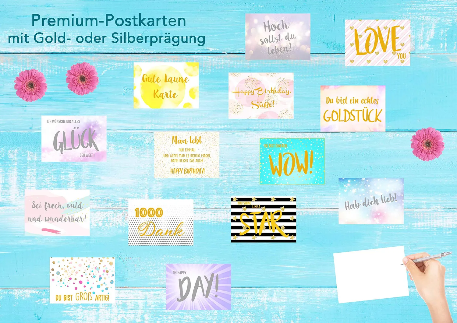 Edition Seidel 20233 spreukenkaarten set 30 stuks