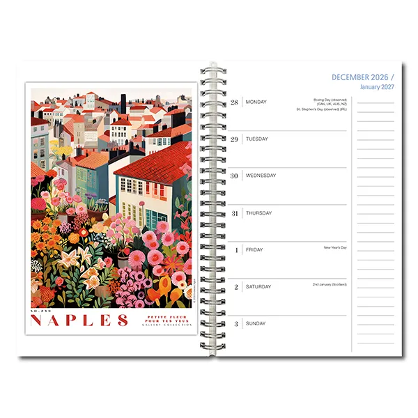 Sellers Publishing Flower Markets 2027 weekplanner bloemen