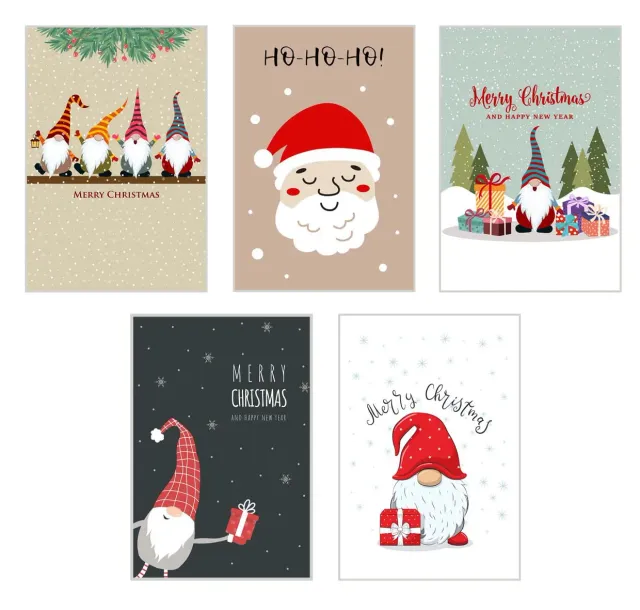Edition Seidel 21791 kerstkaarten set 5 met envelop