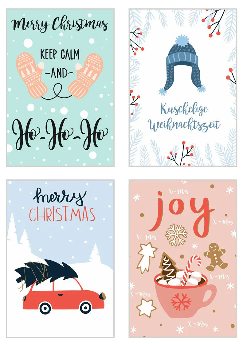 Edition Seidel kerstkaarten 20395 set 20 premium met envelop