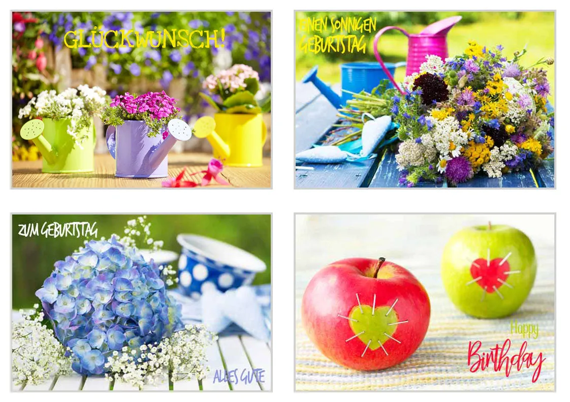 Edition Seidel Premium verjaardagskaarten 20814 set 20 mix