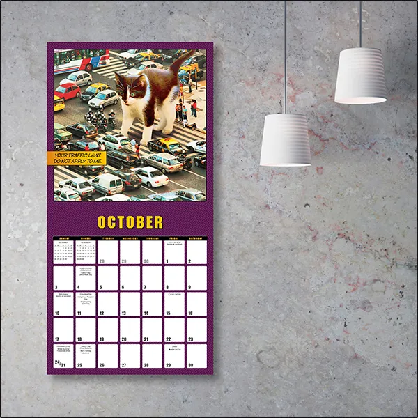 Sellers Publishing Catzilla 2027 wandkalender katten