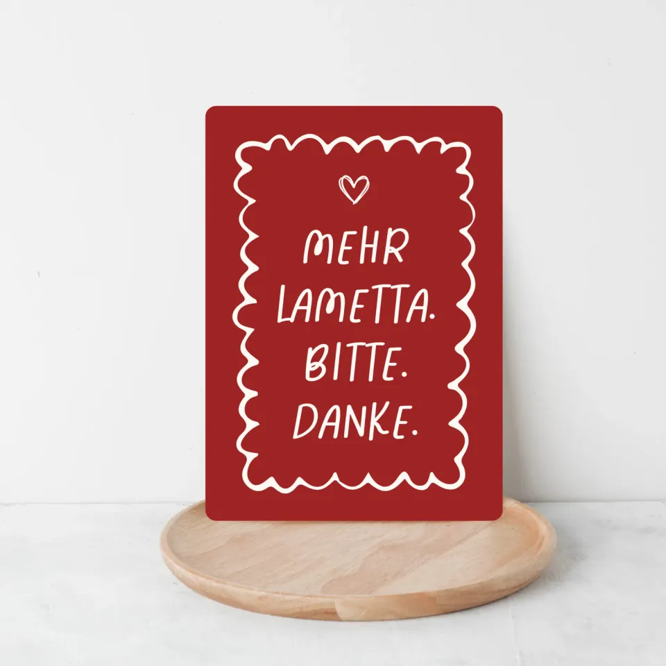 Lilly Braun Lametta 5036 kerstkaart goud