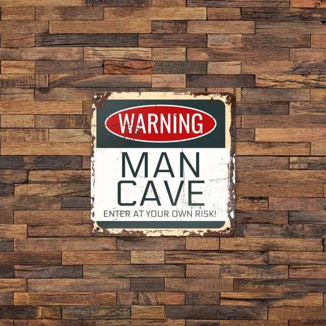 Gozi Warning metalen bord 20x20cm persoonlijk humor
