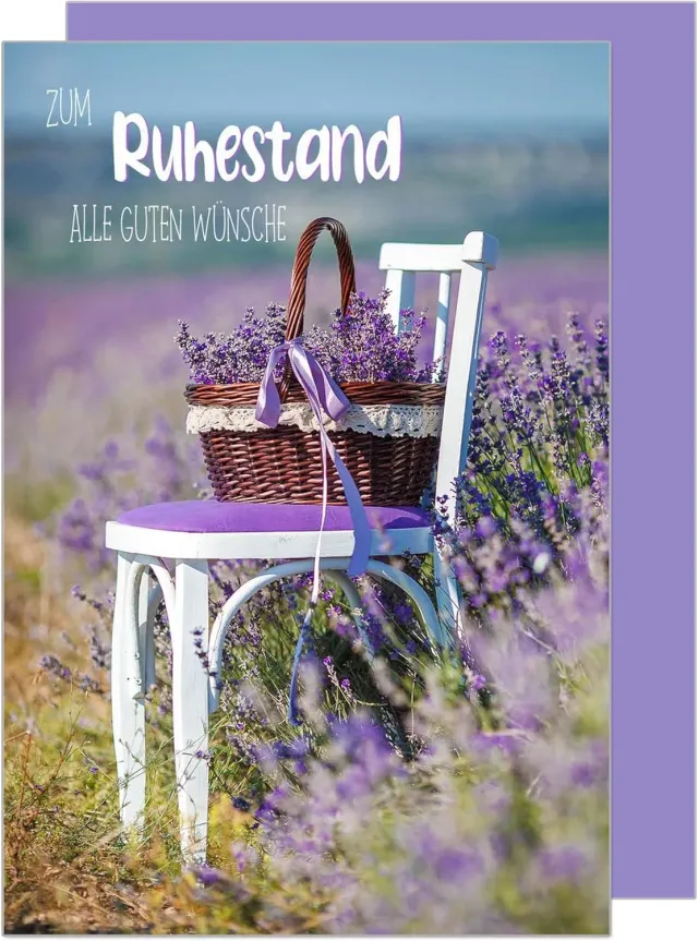 Edition Seidel R123 pensioenkaart tuin afscheid