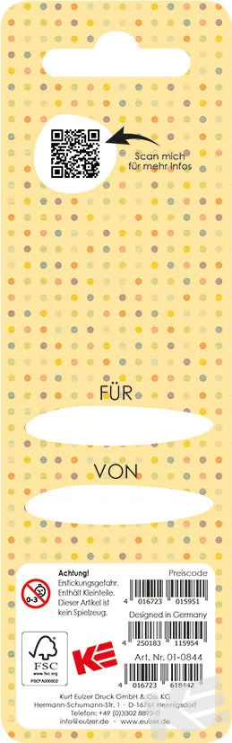 Kurt Eulzer 01-0844 sleutelhanger Smile 40mm